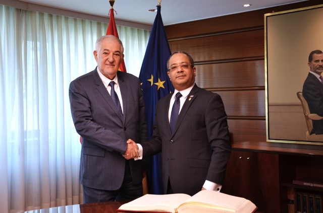 Visita de cortesía del Presidente del Tribunal Constitucional de la República Dominicana al Presidente del TC